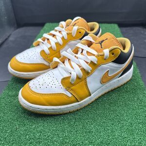 Size 4.5 Y(GS) - Jordan 1 Low Taxi Yellow (Womens‎ 6.5 Equivalent)